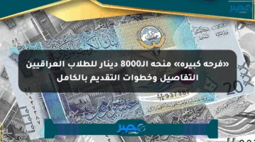 «فرحة كبيرة» منحة الـ8000 دينار للطلاب العراقيين التفاصيل وخطوات التقديم بالكامل